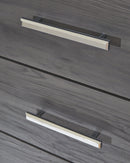 Lodanna - Five Drawer Chest - Gray