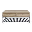 Brantley II - Coffee Table - Oak & Sandy Black