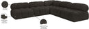 Ames - 5 Piece Fabric Modular Corner Sectional