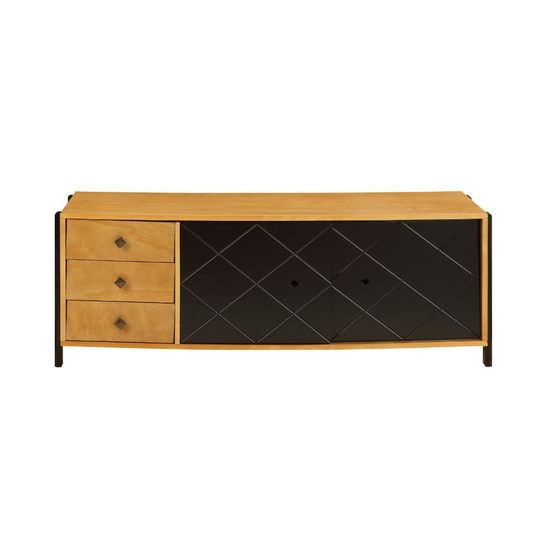 Honna - TV Stand - Natural & Black