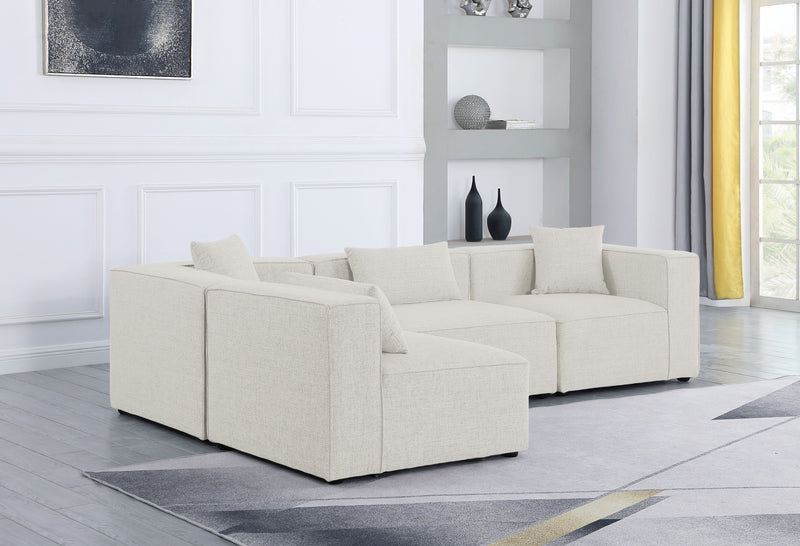 Cube - Modular Sectional 4 Piece - Cream