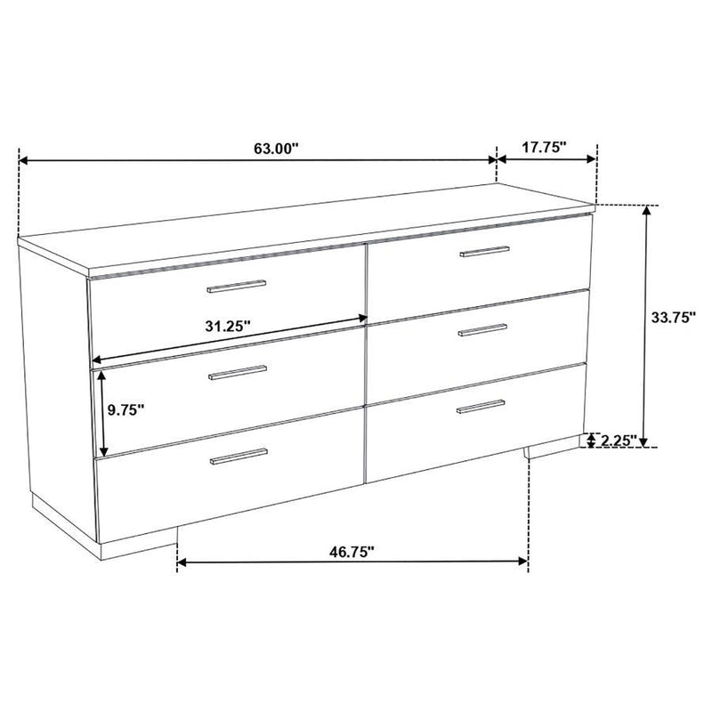 Jeremaine - Contemporary Upholstered Platform Bed Bedroom Set