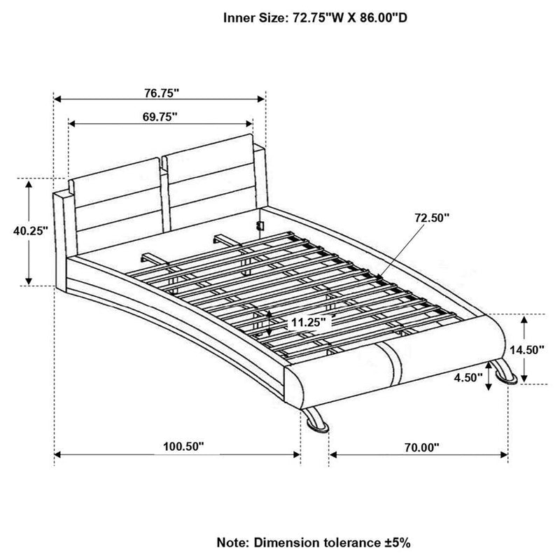 Jeremaine - Upholstered Bed