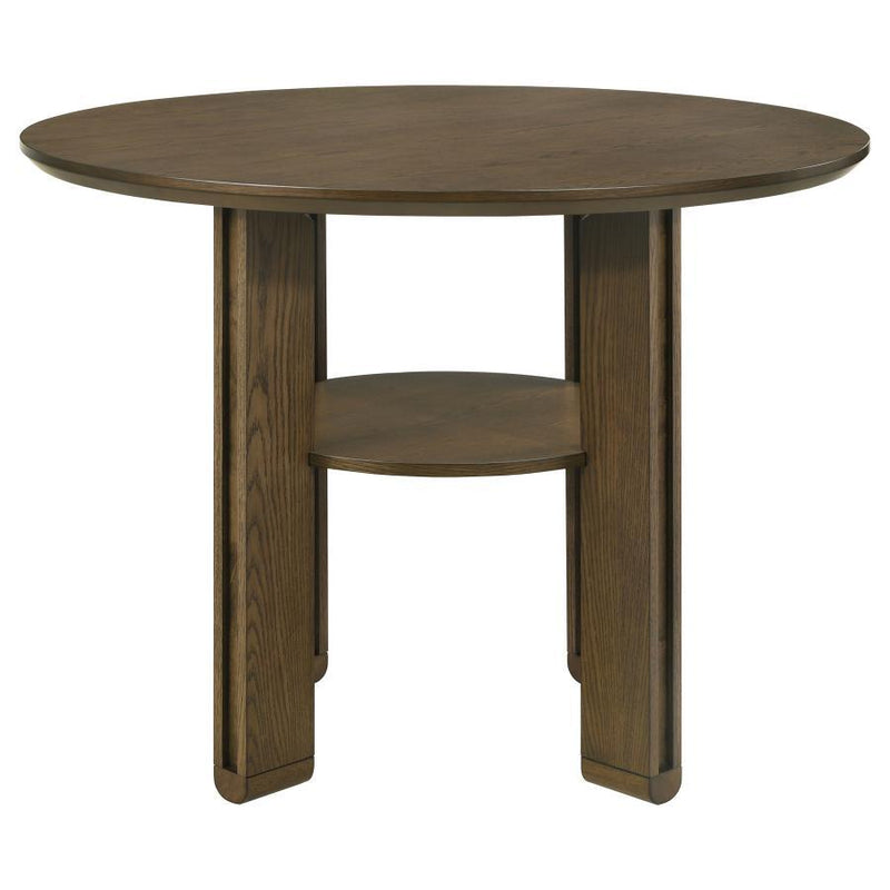 Ottowa - 47" Round Counter Height Dining Table - Brown