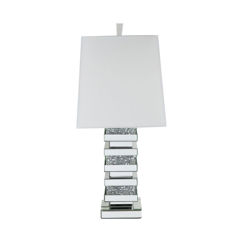Noralie - Table Lamp - Mirrored & Faux Diamonds