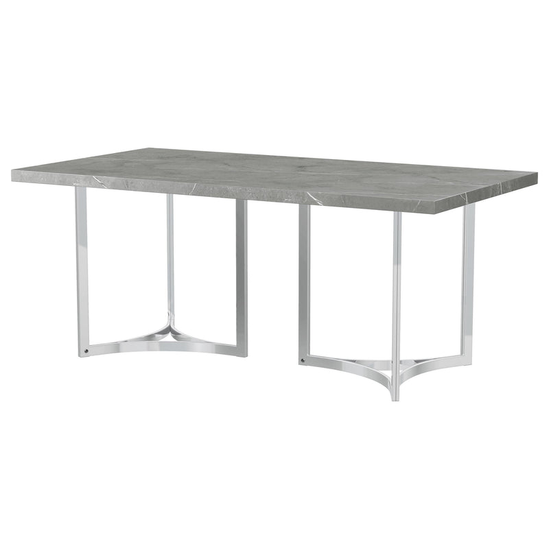 Sterling - Rectangular Dining Table - Gray