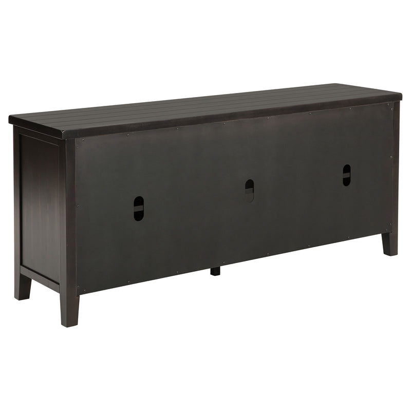 Concord - 2-Door 60" TV Stand Console - Distressed Java