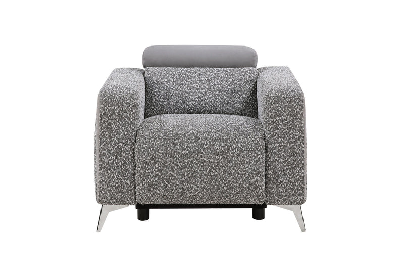 U8521 - 36 Power Recliner Sofa / Power Recliner Loveseat / Power Recliner - Taupe / Dark Gray