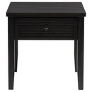 Concord - 1-Drawer Square End Table - Distressed Java
