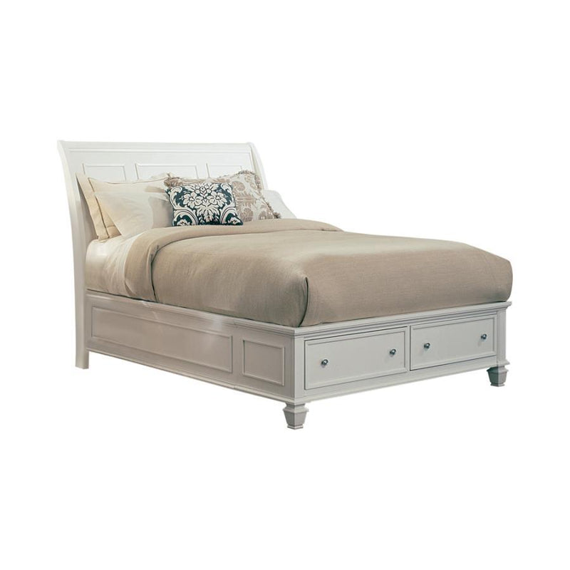 Sandy Beach - Storage Sleigh Bed