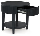 Marstream - Round End Table - Black