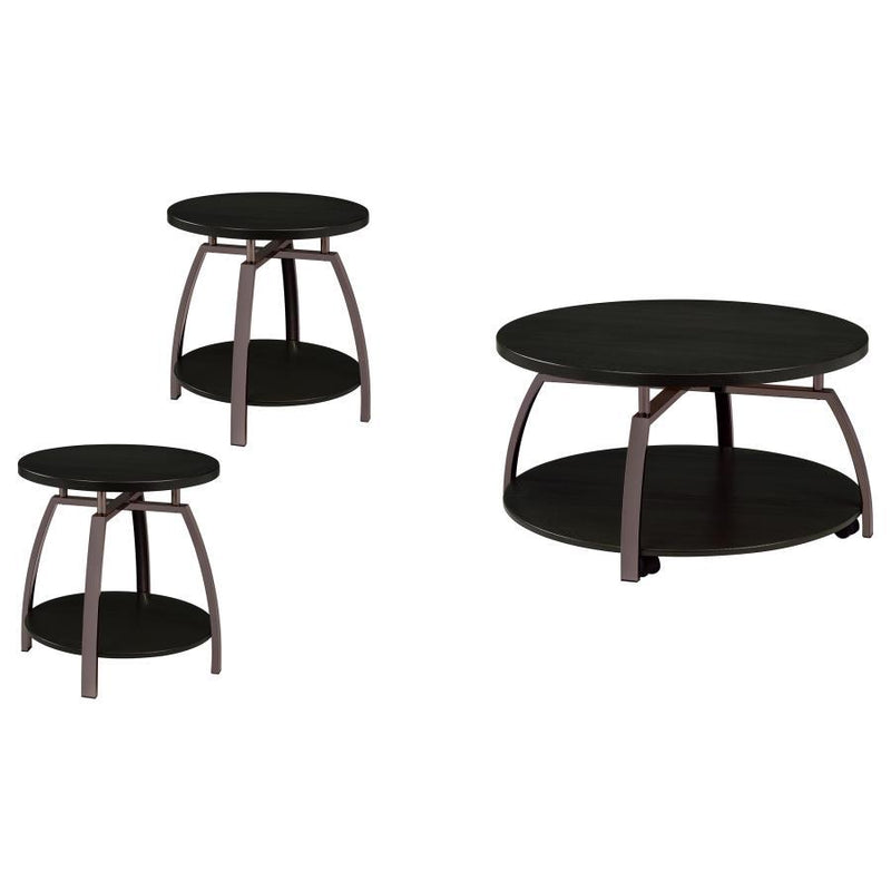 Dacre - Round Coffee And End Table Set