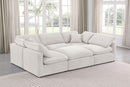Indulge - Velvet 6 Piece Modular Sectional