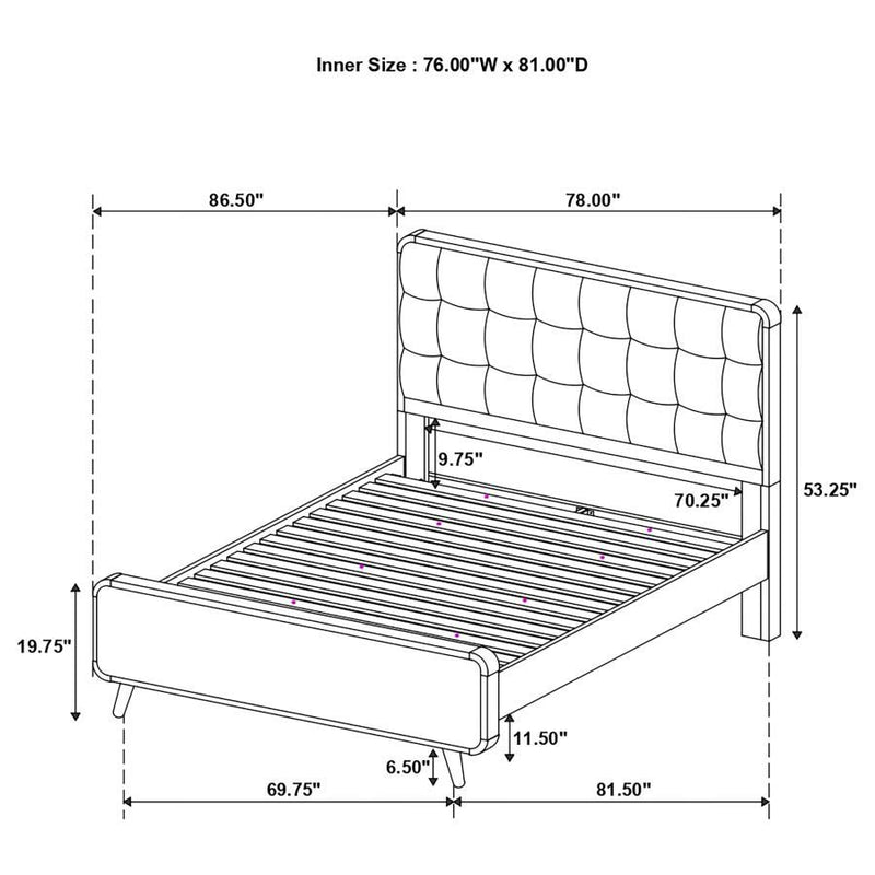 Robyn - Mid-century Modern Bedroom Set