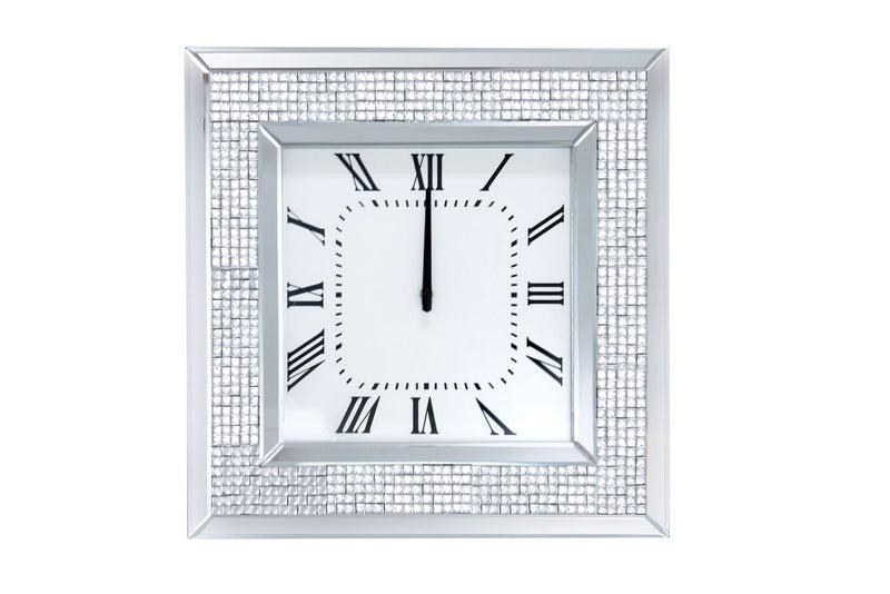 Ornat - Wall Clock - Faux Square Diamonds