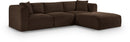 Shaggy - 4 Piece Modular Sectional