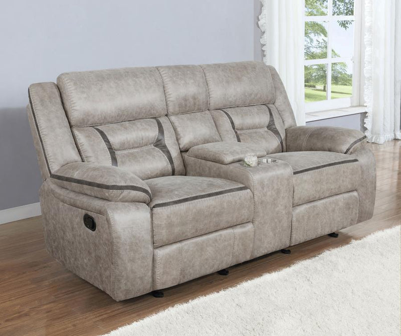 Greer - Upholstered Motion Reclining Loveseat