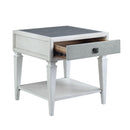 Katia - End Table - Rustic Gray & Weathered White