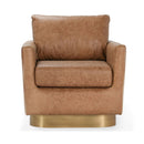 Lathe - Leather/Hide Accent Chair