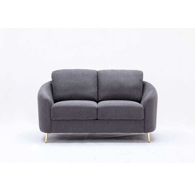 Yuina - Loveseat - Gray Linen