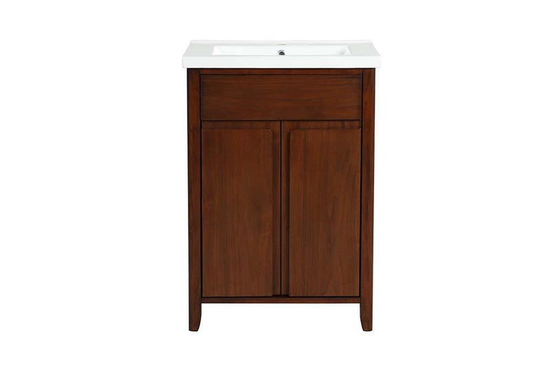 Lelia - Sink Cabinet - Walnut Finish