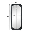 Izusa - Floor Mirror - Black