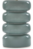 Clayard - Ceramic Table Lamp - Gray Blue