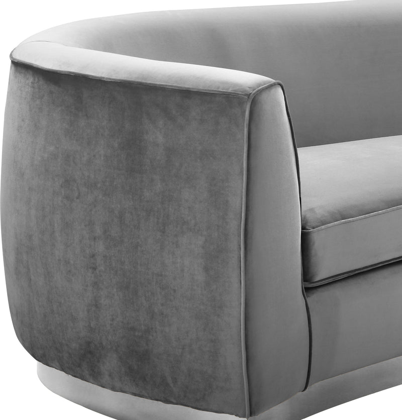 Julian - Sofa with Chrome Base