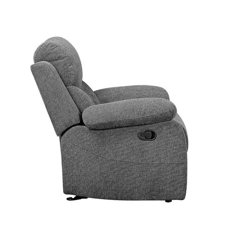 Kalen - Glider Recliner - Gray Chenille