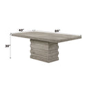 Faustine - Dining Table - Salvaged Light Oak