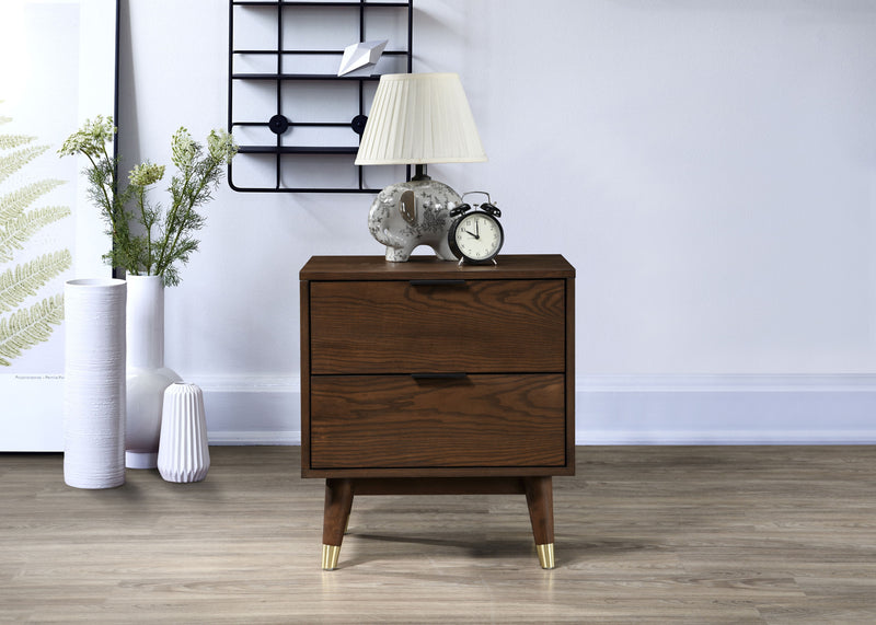 Vance - Night Stand - Walnut