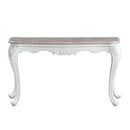 Ciddrenar - Sofa Table - Marble Top & White