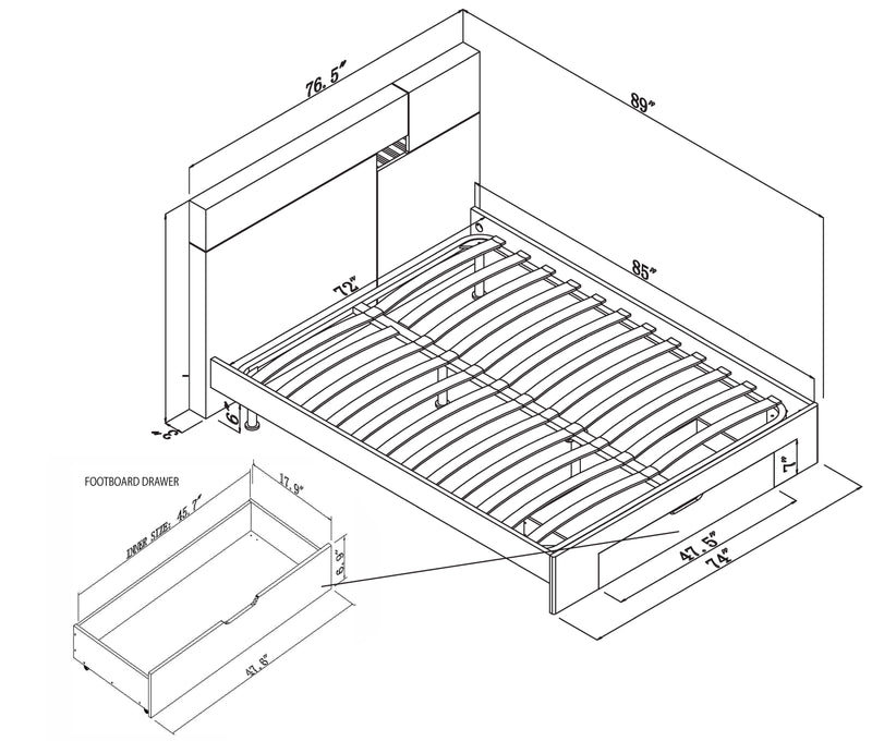 Aria - Storage Bed