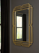 Claybrook - Accent Mirror - Gold Finish