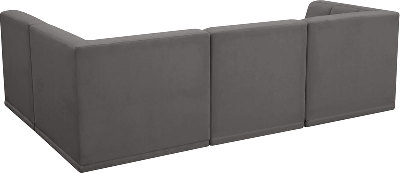 Relax - Modular Sectional 4 Piece - Gray