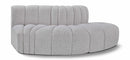 Arc - Boucle Fabric 3 Piece Modular Sofa
