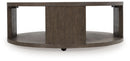 Neo - Round Cocktail Table - Rich Brown