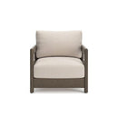 Arc Lake - Lounge Chair With Cushion - Brown / Beige