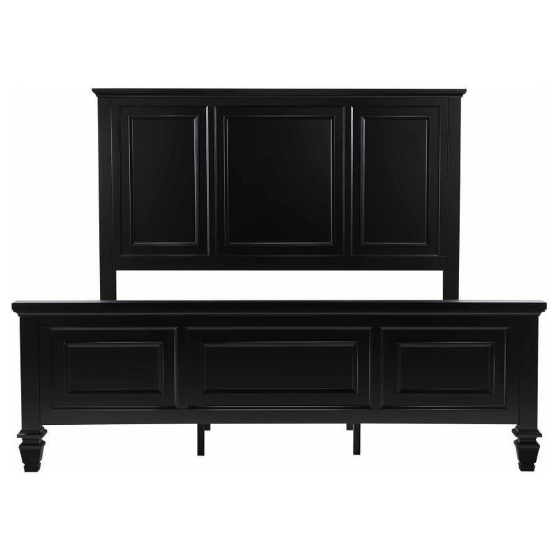 Sandy Beach - 63" Panel Bed with High Headboard