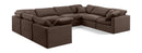 Indulge - Velvet 8 Piece Modular Sectional