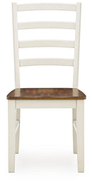 Brinfern - Dining Room Side Chair (Set of 2) - Brown / Antique White