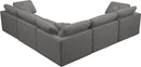Plush - 5 Piece Modular Sectional