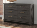 Vonitta Bay - Six Drawer Dresser