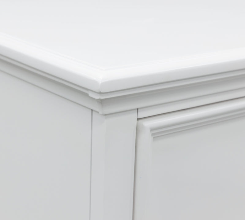 Fortman - White - Five Drawer Chest