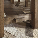 Moriville - Rectangular Dining Room Counter Extension Table - Grayish Brown