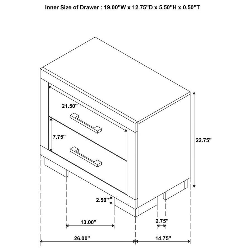 Jessica - Contemporary Bedroom Set