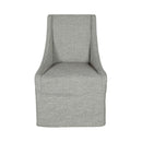 Warwick - Upholstered Rolling Dining Chair