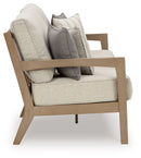 Hallow Creek - Sofa With Cushion - Driftwood
