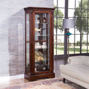 Addy - Curio Cabinet - Cherry