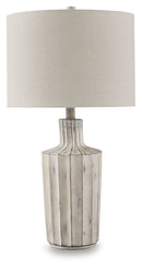 Imre - Poly Table Lamp - Distressed Brown